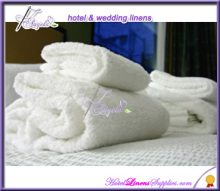plain-weave 100% cotton white towels bath set luxury hotel, motels, spas