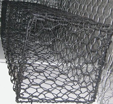 gabion basket, hexagonal mesh box