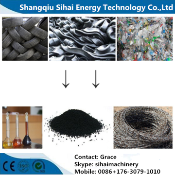 Q245R Steel Plate Waste Tire Recycling Reactor