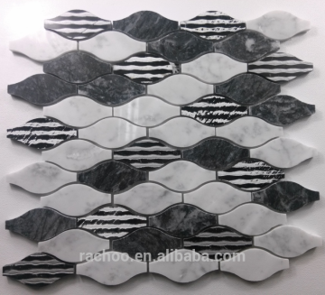 Pickling surface bathroom floor wall decor mosaic tile