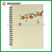 Spiral Kraft Notebook in Chinese Style