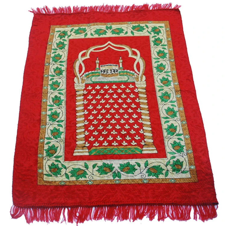 Microfiber Muslim Prayer Rug Printed Indoor Floor Mat Anti Fatigue Mat From China