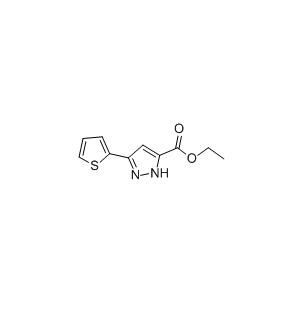 에틸 3-(Thiophen-2-yl)-1H-Pyrazole-5-Carboxylate CAS 121195-03-7