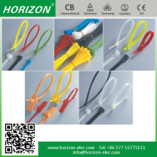 tie cable, sample free Special type cable tie high quality Self-locking,releasable plastic cable tie, Mountable Head wholesale