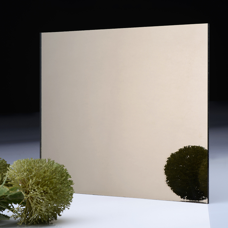 Mirror On Patterned Wallpaper