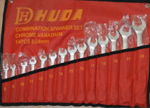 Mirror Polished combination spanner wrench