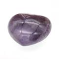 Natural Real 40X40X20MM Amethyst Heart for women Chakra healing Jewelry without hole