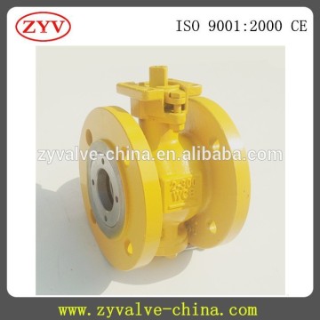 high quality 300lb carbon steel flange ball valve made in China