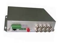 8 Channel Video Fiber Optic Transmitter And Receiver For Factory And Offices Safety Production System 
