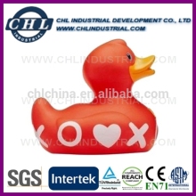 Custom printed squeeze floating duck toy
