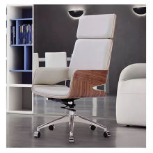 Modern High Back Genuine Leather Office Chairs