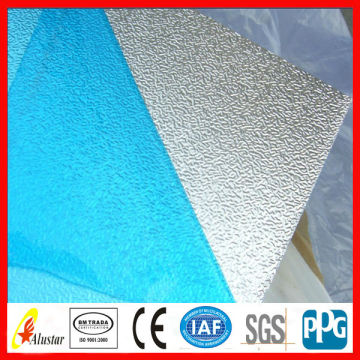 Embossed stucco aluminum sheet