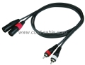 DR seri Dual M XLR kabel RCA