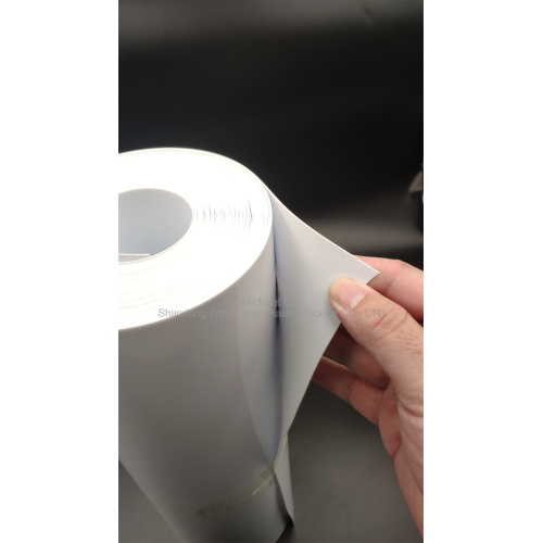 0.65mm white opaque rigid PVC sheet building materials