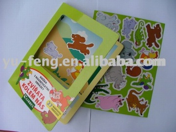 Magnetic book magnetic flip book