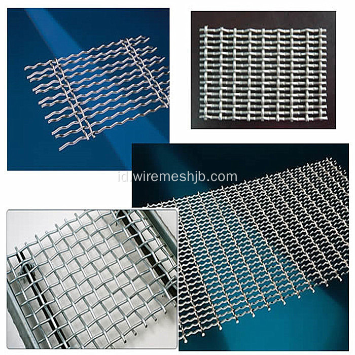 Wire Mesh Berkerut Dengan Bahan Stainless Steel