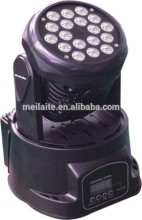 China cheap moving head light 18pcs rgb 3in1 bee eye led moving head light