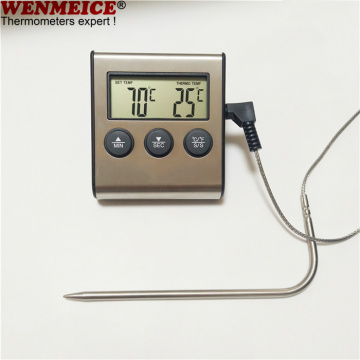 Digitale barbecuevoedselthermometer met timer LFGB