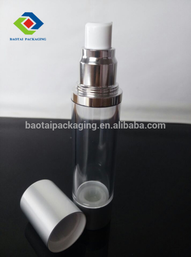 sale aluminum airless water bottles cosmetic airless packaging