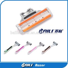 No Disposable Triple Blade Super Stainless Steel System Razor Head Replacement Cartridge
