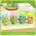 Cute Kids 3D Owl puzzle eraser for promotional