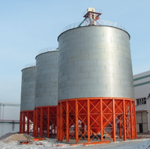 Cone bottom galvanized steel silo supplier