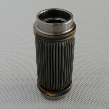 Svetsat rostfritt stål vikbart poröst filterelement YL7A-100
