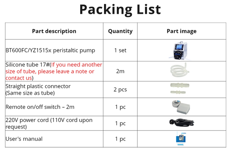 Bt600fc Peristaltic Pump 7