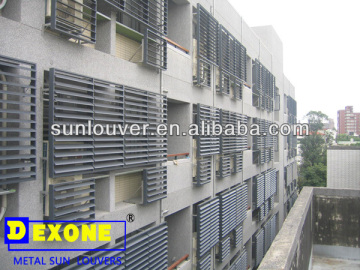 Fire resistant anti-humidity solar shading & shutters & jalousie