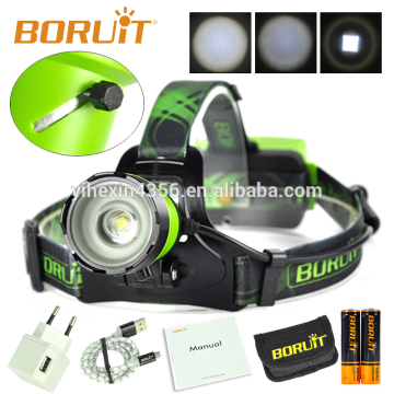 Outdoor Lighting New Rechargeable LED Headlight