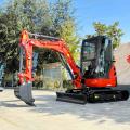 CE EPA de três cilindros Hydraulic Small Digger Sale