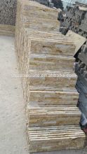 HY different style of gold line decorative sandstone natural slate culture stone