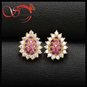 Pear shape fancy stud earring for wholesale