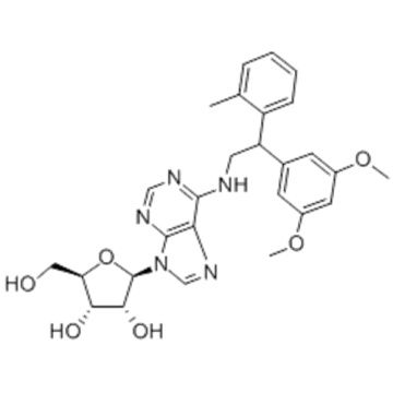 Adénosine, N- [2- (3,5-diméthoxyphényl) -2- (2-méthylphényl) éthyle] - CAS 120442-40-2