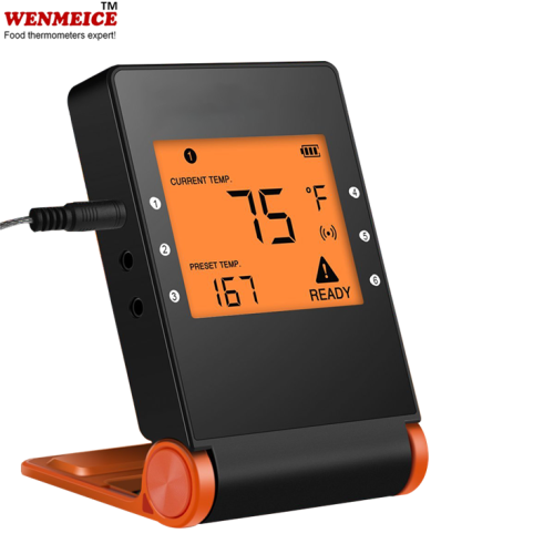 2 ανιχνευτές Ψηφιακό ασύρματο Bluetooth BBQ Meat Thermometer