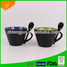 ceramic mug with spoon