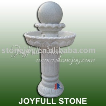 Crystal White Fortune Ball Fountain