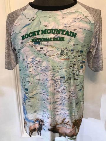 Rocky Mountain National Park Printed Men's Tee Shirts