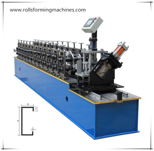 Door frame forming machine