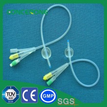 Disposable 100% Pure Silicon Coated Foley Catheter
