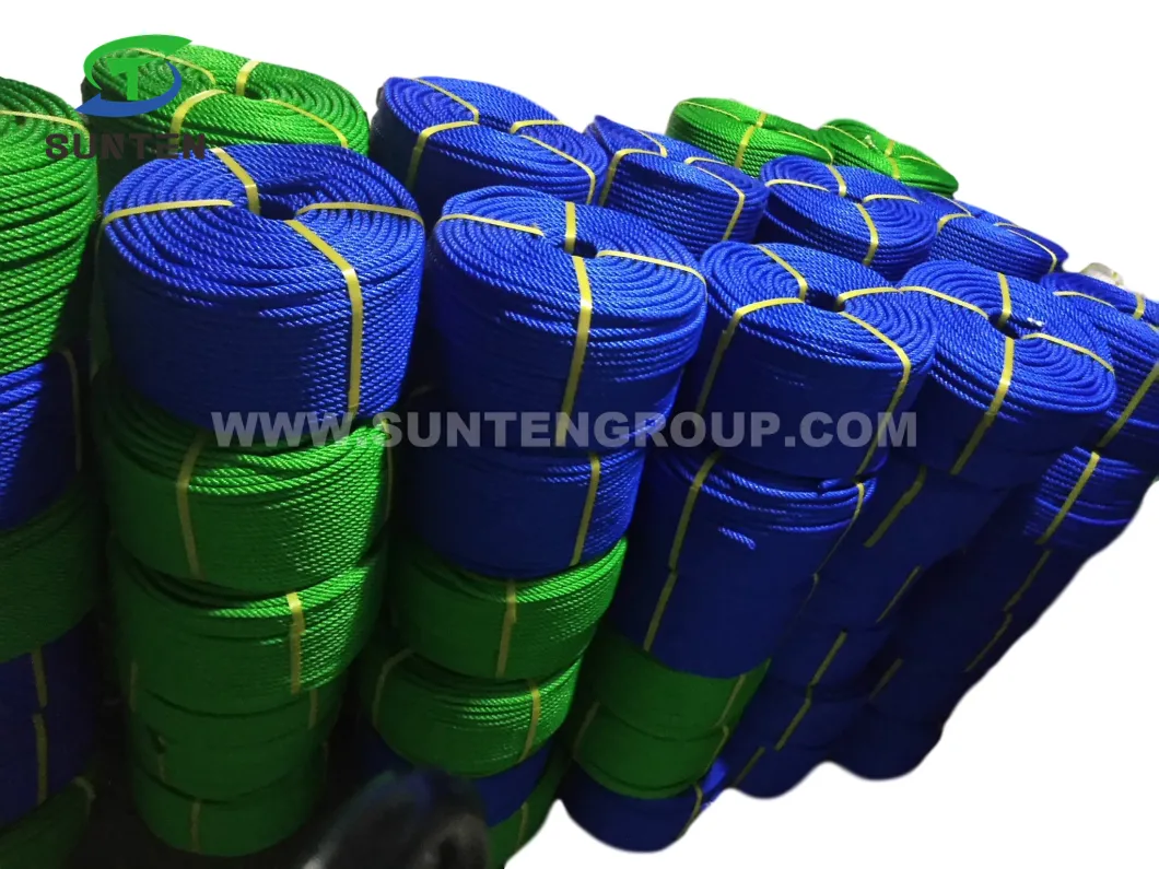 3 Strand Twisted/Twist White PP/Polypropylene Splitfilm/Split Film Rope for Europe, South America