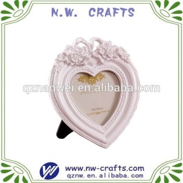 Heart shape wedding photo frame resin craft