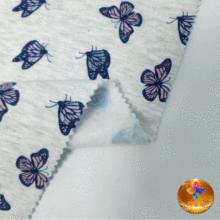 Printed Terry Fleece Fabric for Apparel