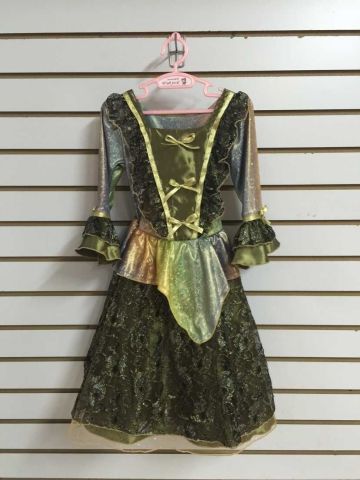 Bottle Green Party Dress