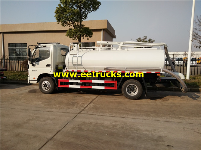 Foton 4000L Septic Vacuum Tanker Trucks