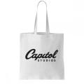 Tote canvas tas ontwerp met druk patroon