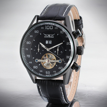 Wrist Mechanical Watches Automatic Leather Strap