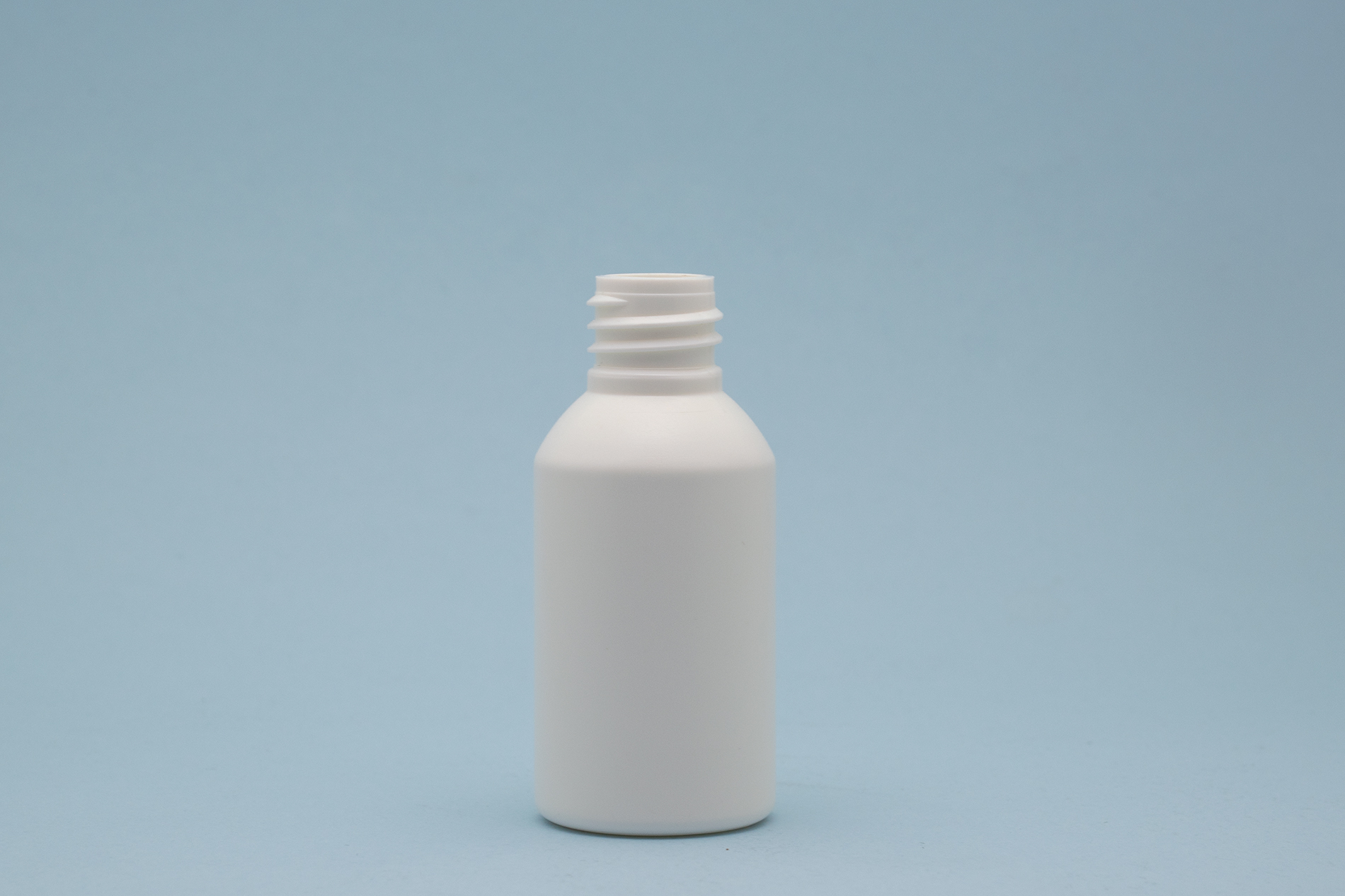 زجاجة HDPE بيضاء سعة 1 أونصة/30 مل برقبة 17/415 1 OZ/30ML White HDPE Bottle With 17/415 Neck
