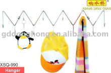 11 hooks chrome wire hangers