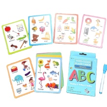 Wipe-Clean Flash Cards for Kids | Educational Numbers and Spelling Practice